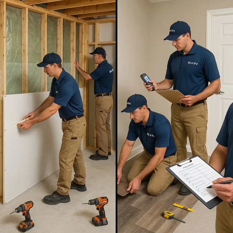 Repairs and Reconstruction process in Ransom Canyon, TX